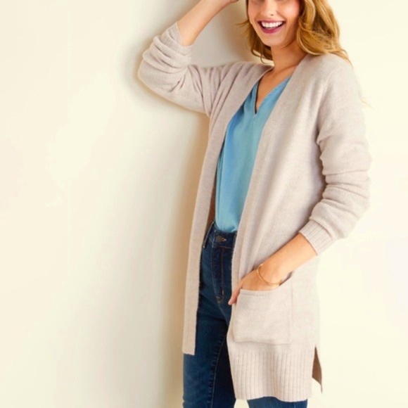 Old Navy Blush Pink Purple Open Front Cardigan - Picture 1 of 5